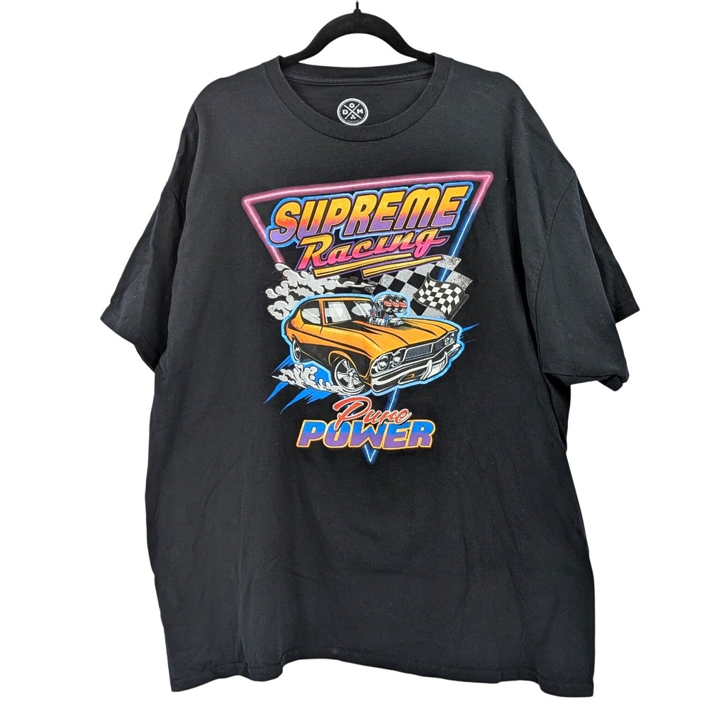 Supreme Racing‎ Power Graphic Tee Retro Car Tee 80s Neon Mechaniccore Size 2XL